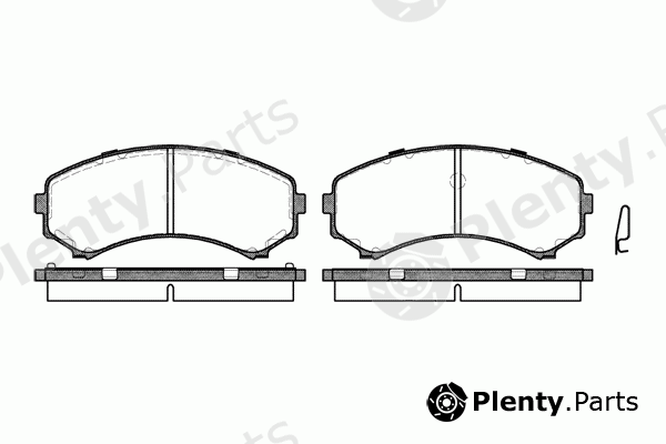  ROADHOUSE part 2396.00 (239600) Brake Pad Set, disc brake