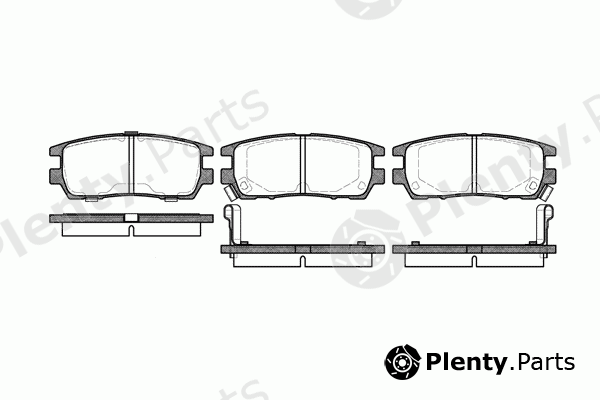 ROADHOUSE part 2405.02 (240502) Brake Pad Set, disc brake