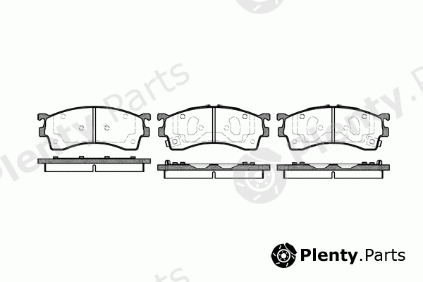  ROADHOUSE part 2415.12 (241512) Brake Pad Set, disc brake