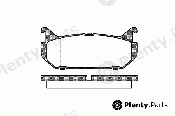  ROADHOUSE part 2416.00 (241600) Brake Pad Set, disc brake