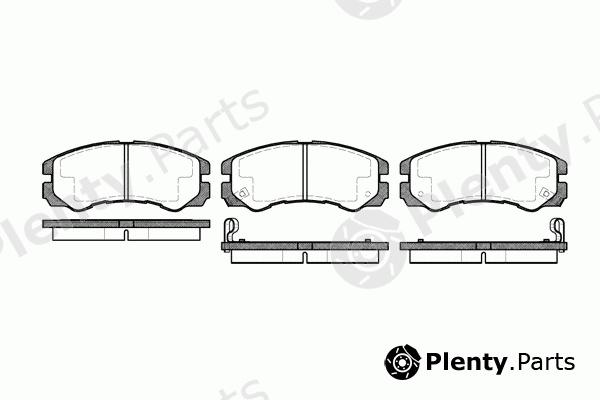  ROADHOUSE part 2425.02 (242502) Brake Pad Set, disc brake