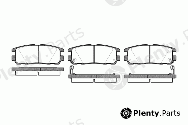  ROADHOUSE part 2426.02 (242602) Brake Pad Set, disc brake