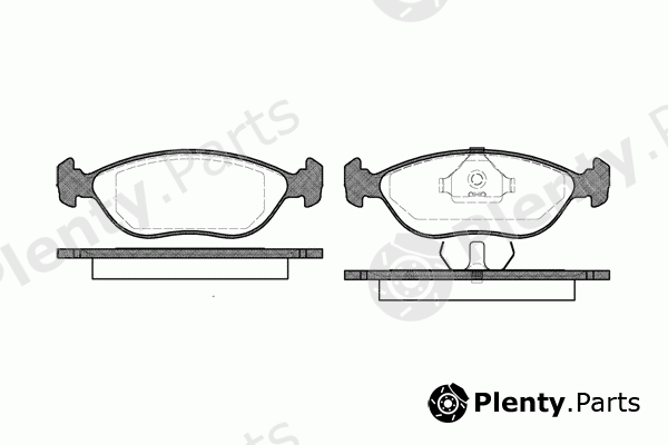  ROADHOUSE part 2444.00 (244400) Brake Pad Set, disc brake