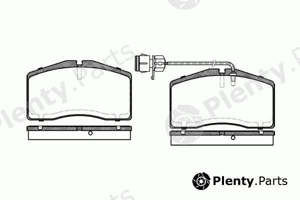  ROADHOUSE part 2448.12 (244812) Brake Pad Set, disc brake