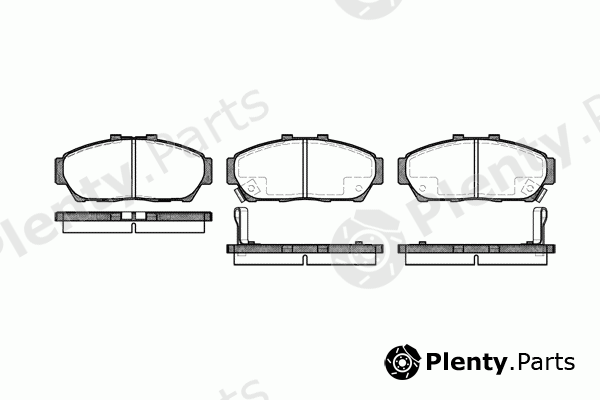 ROADHOUSE part 2464.02 (246402) Brake Pad Set, disc brake