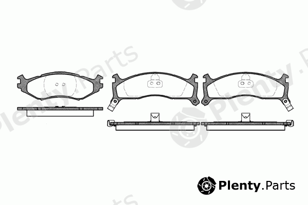  ROADHOUSE part 2484.02 (248402) Brake Pad Set, disc brake