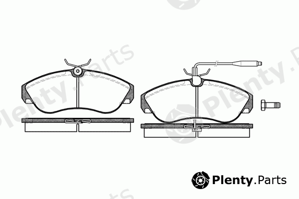  ROADHOUSE part 2487.02 (248702) Brake Pad Set, disc brake