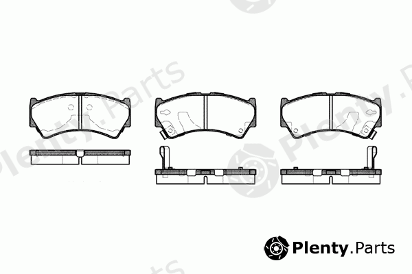  ROADHOUSE part 2592.52 (259252) Brake Pad Set, disc brake