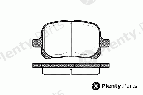  ROADHOUSE part 2621.00 (262100) Brake Pad Set, disc brake