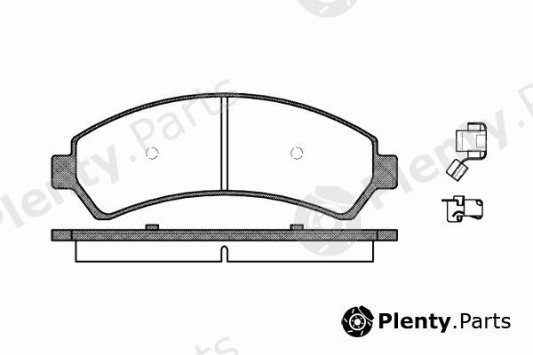  ROADHOUSE part 2688.00 (268800) Brake Pad Set, disc brake