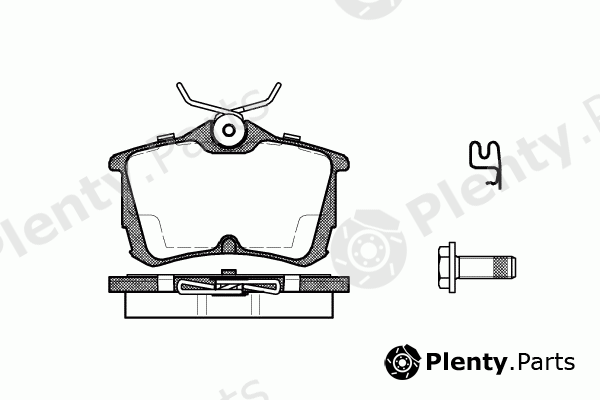  ROADHOUSE part 2695.02 (269502) Brake Pad Set, disc brake