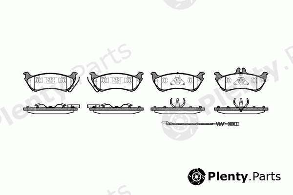  ROADHOUSE part 2698.11 (269811) Brake Pad Set, disc brake