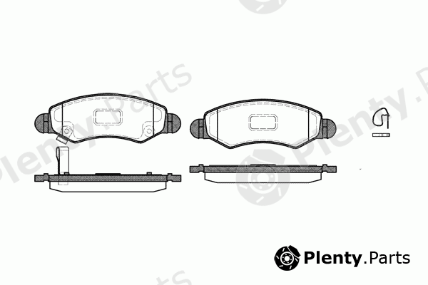  ROADHOUSE part 2702.21 (270221) Brake Pad Set, disc brake