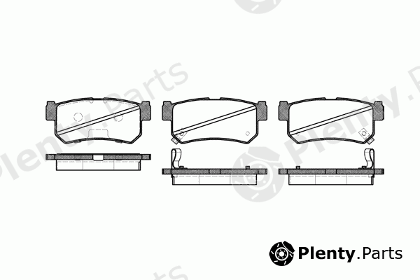  ROADHOUSE part 2746.42 (274642) Brake Pad Set, disc brake