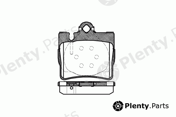  ROADHOUSE part 2770.00 (277000) Brake Pad Set, disc brake