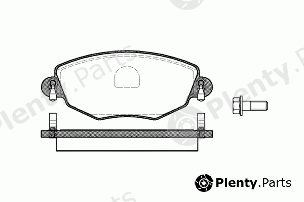  ROADHOUSE part 2776.00 (277600) Brake Pad Set, disc brake