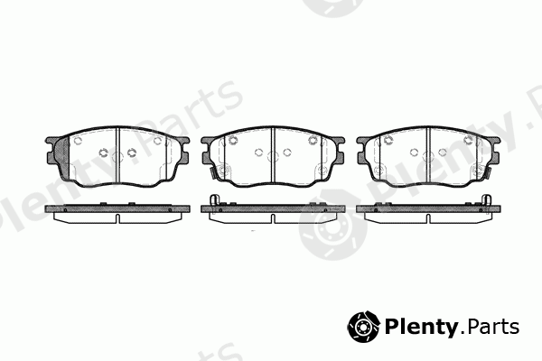  ROADHOUSE part 2800.22 (280022) Brake Pad Set, disc brake