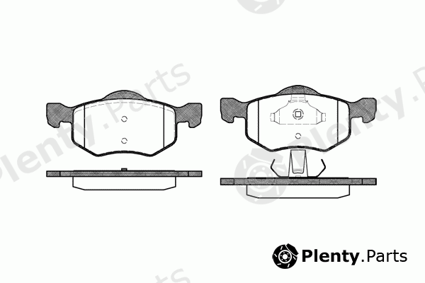  ROADHOUSE part 2802.00 (280200) Brake Pad Set, disc brake
