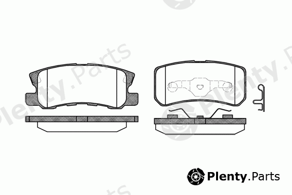  ROADHOUSE part 2803.02 (280302) Brake Pad Set, disc brake