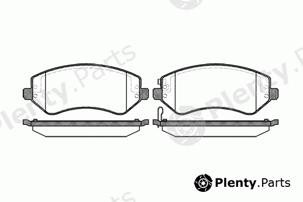  ROADHOUSE part 2807.02 (280702) Brake Pad Set, disc brake