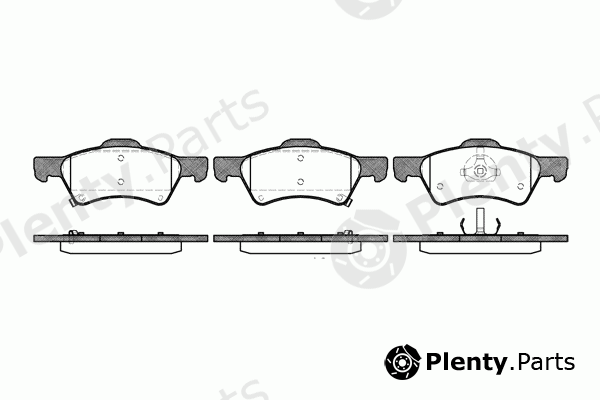  ROADHOUSE part 2810.02 (281002) Brake Pad Set, disc brake