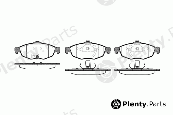  ROADHOUSE part 2812.02 (281202) Brake Pad Set, disc brake