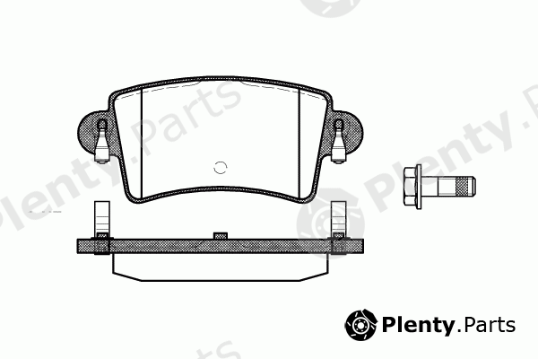  ROADHOUSE part 2833.00 (283300) Brake Pad Set, disc brake