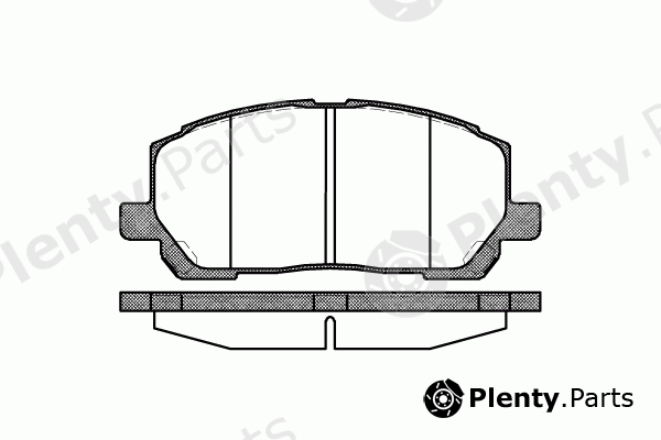  ROADHOUSE part 2855.00 (285500) Brake Pad Set, disc brake