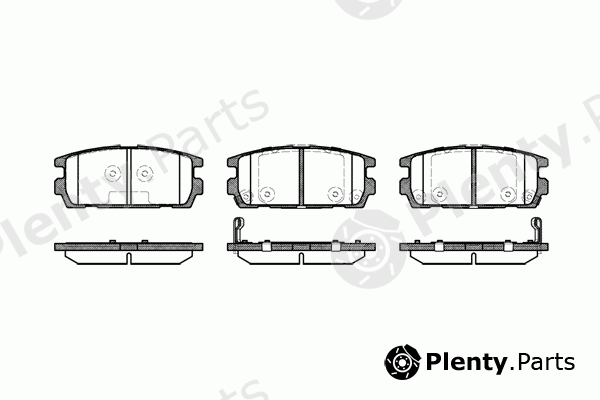  ROADHOUSE part 2877.02 (287702) Brake Pad Set, disc brake