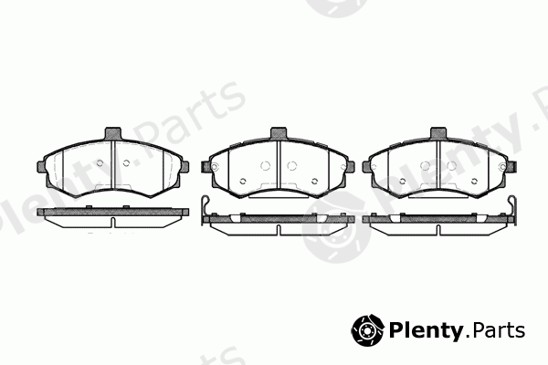  ROADHOUSE part 2893.02 (289302) Brake Pad Set, disc brake