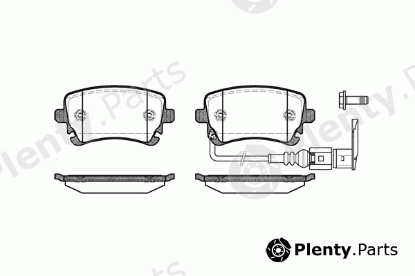  ROADHOUSE part 2897.11 (289711) Brake Pad Set, disc brake