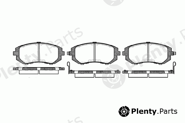  ROADHOUSE part 2951.02 (295102) Brake Pad Set, disc brake