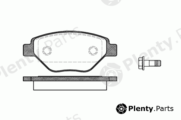  ROADHOUSE part 2977.00 (297700) Brake Pad Set, disc brake