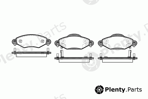  ROADHOUSE part 2978.02 (297802) Brake Pad Set, disc brake
