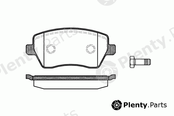  ROADHOUSE part 2987.00 (298700) Brake Pad Set, disc brake