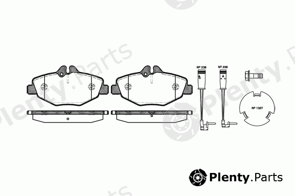  ROADHOUSE part 2990.02 (299002) Brake Pad Set, disc brake