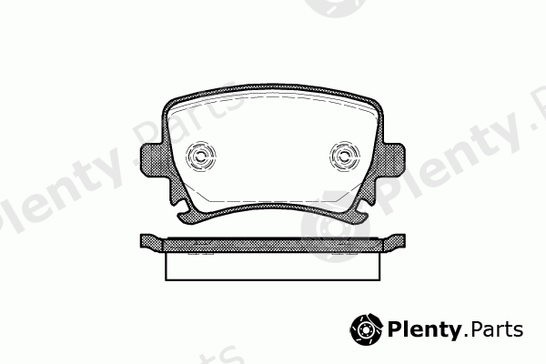  ROADHOUSE part 21031.00 (2103100) Brake Pad Set, disc brake