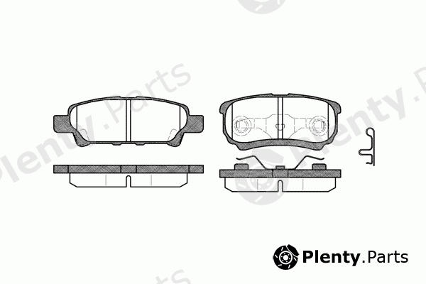  ROADHOUSE part 21051.02 (2105102) Brake Pad Set, disc brake