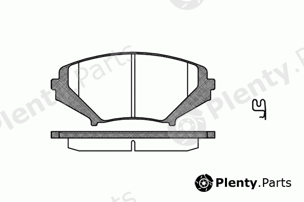  ROADHOUSE part 21080.01 (2108001) Brake Pad Set, disc brake