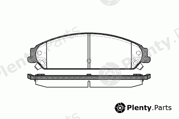  ROADHOUSE part 21128.08 (2112808) Brake Pad Set, disc brake