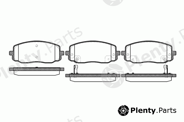  ROADHOUSE part 21133.02 (2113302) Brake Pad Set, disc brake