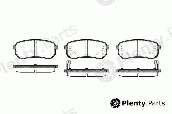  ROADHOUSE part 21135.02 (2113502) Brake Pad Set, disc brake