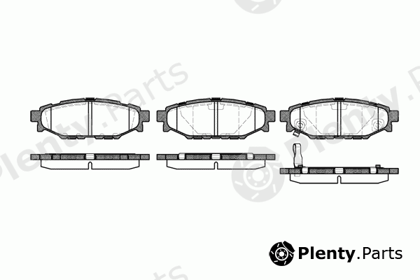  ROADHOUSE part 21136.01 (2113601) Brake Pad Set, disc brake