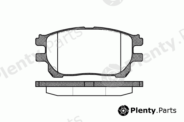 ROADHOUSE part 21143.00 (2114300) Brake Pad Set, disc brake