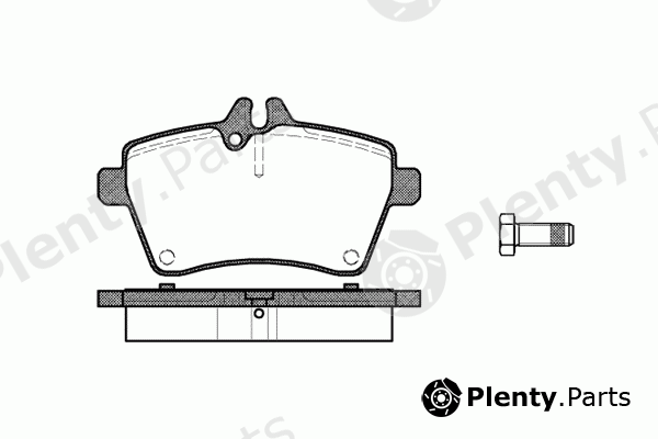  ROADHOUSE part 21144.00 (2114400) Brake Pad Set, disc brake