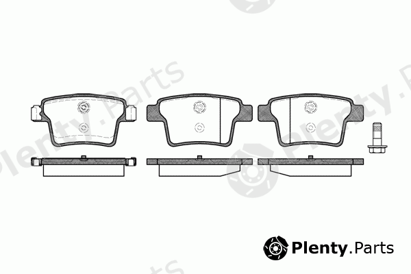  ROADHOUSE part 21149.10 (2114910) Brake Pad Set, disc brake