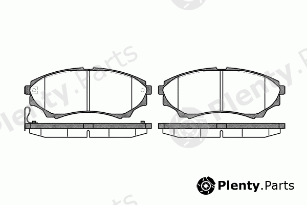  ROADHOUSE part 21151.00 (2115100) Brake Pad Set, disc brake