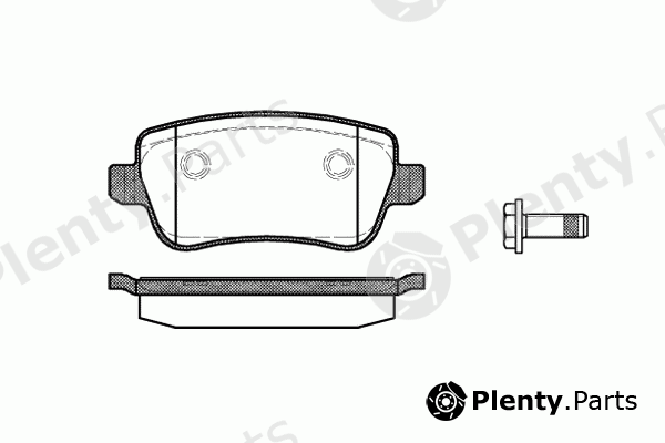  ROADHOUSE part 21178.00 (2117800) Brake Pad Set, disc brake