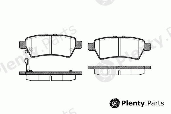  ROADHOUSE part 21188.01 (2118801) Brake Pad Set, disc brake