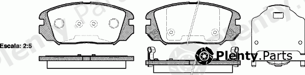  ROADHOUSE part 21204.02 (2120402) Brake Pad Set, disc brake